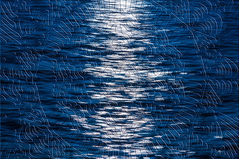 Mandala Sea #4 · Full Moon Waves